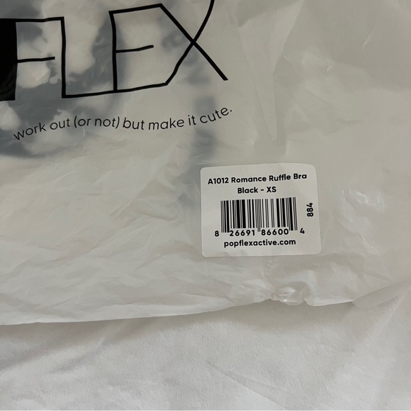 Popflex romance ruffle bra black - Picture 6 of 6